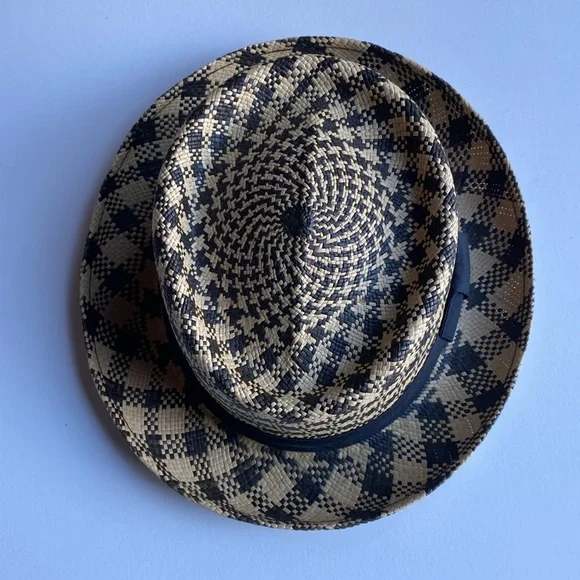 Men’s straw pork pie - Picture 3 of 5